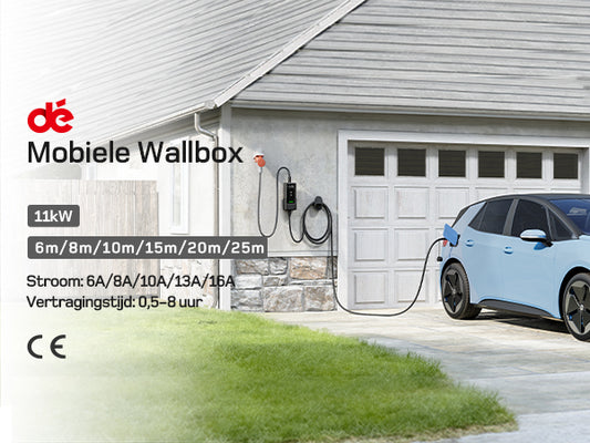 Depow 11kw 3 fase laadkabel