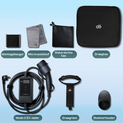 Laadkabel dè 3.7 kw met led scherm IP66 waterdicht.